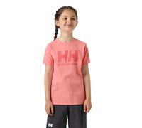 Helly Hansen Logo Short Sleeve T-shirt Rosa 14 Years Ragazzo