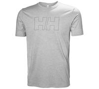Helly Hansen Maglietta con Il Logo HH Tech Uomo, Grigio Melange, L