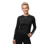 Helly Hansen Maglietta intima tecnica Lifa Crew a maniche lunghe Donna Nero XS