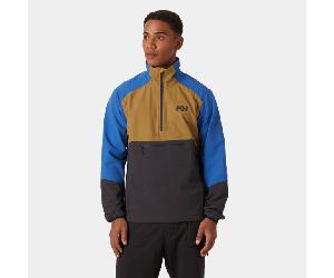 Helly Hansen Men Cascade Shield Anorak Ebony / Cobalt 2.0 Xl