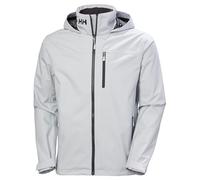Giacca con cappuccio Helly Hansen Crew 2.0 grigio biancastro - M