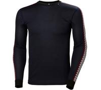 Helly Hansen Men's HH LIFA Stripe Long-Sleeve Crew Navy S Indumento
