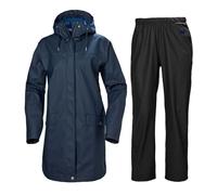Helly Hansen Moss, completo antipioggia, donna, blu scuro/nero