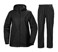 Helly Hansen Moss, completo antipioggia, donna, nero