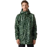 Helly Hansen Moss Rain Coat Spruce Aop Mens M