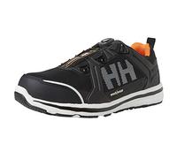Helly Hansen Oslo - Scarpe da Lavoro Leggere con Punta Morbida per Uomo e Donna, Nero Arancione, 48 EU