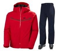 Helly Hansen Panorama 2.0/Legendary, completo sci, uomo, rosso/blu scuro