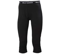 Helly Hansen Hommes Lifa Mérinos 3/4 Cône de poids moyen, Noir, S