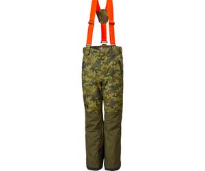 Helly-Hansen - Pantaloni da sci impermeabili e isolanti in Primaloft® Black Eco - Jr No Limits 2.0 Pant Utility Green in Pelle - Taglia Bambino 8a - Kaki