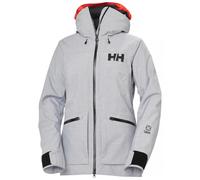 Helly Hansen Powderqueen 3.0, giacca da sci, donna, grigio chiaro 34(XS) Grey Melange
