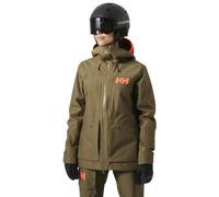 Helly Hansen Powderqueen 3.0, giacca da sci, donna, marrone 40(L) Sepia