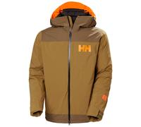 Giacca con cappuccio Helly Hansen Powdreamer 2.0 PrimaLoft marrone verdastro arancione - S