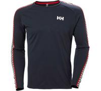 Helly-Hansen - Primo strato caldo e traspirante - Lifa Active Stripe Crew Navy per Uomo - Taglia L - Blu navy