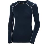 Helly-Hansen - Primo strato in Lana - W Lifa Merino Midweight Crew Navy per Donne in Pelle - Taglia S - Blu navy