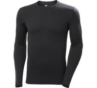 Helly-Hansen - Primo strato termico da uomo in lana merino - Lifa Merino Midweight Crew Black per Uomo in Pelle - Taglia S - Nero