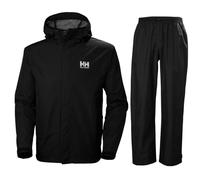 Helly Hansen Seven J/HH Rain, completo antipioggia, uomo, nero