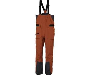 HELLY HANSEN Sogn Bib Shell Pant - Uomo - Marrone / Nero - Taglia S- modello 2025