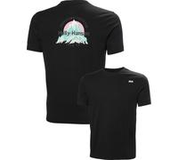 Helly-Hansen - T-shirt in Cotone - Core Graphic T 2.0 Black per Uomo in Cotone - Taglia L - Nero