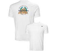 Helly-Hansen - T-shirt in Cotone - Core Graphic T 2.0 White per Uomo in Cotone - Taglia L - Bianco