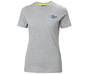 Helly Hansen The Ocean Race T-Shirt, Grigio Melange II, M Donna
