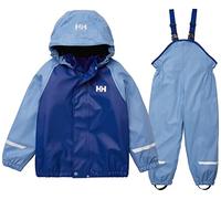 Helly Hansen Unisex Bambini Kids Bergen Fleece Pu Rainset 2.0, Blu, 4