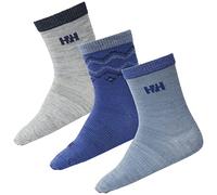 Helly Hansen Unisex Bambini Kids Wool Sock 3Pk, Grigio, 26-28