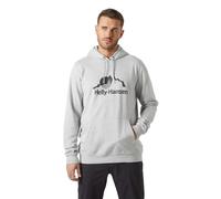 Helly Hansen Hommes Nord Graphic Sweat à Capuche à enfiler, Gris Chiné 2.0, S