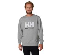 Helly Hansen Uomo Felpa Logo HH Crew, M, Grigio Melange