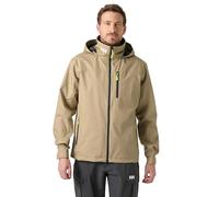 Helly Hansen Uomo Giacca con cappuccio Crew 2.0, Mousse moka, M