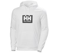 Helly Hansen Uomo HH Box Felpa con Cappuccio, Bianco 2.0, L