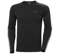 Maglia intima Helly Hansen Lifa Active Stripe Crew manica lunga nero - XL