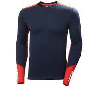 HELLY HANSEN Lifa Merino Midweight Crew - Uomo - Blu / Rosso - Taglia XL- modello 2025