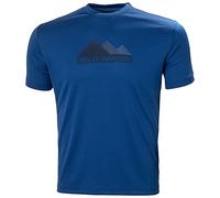 Helly Hansen Uomo Maglietta HH Tech Grafica, XL, Fiordo profondo