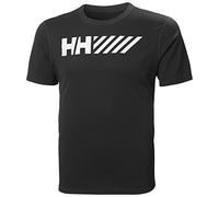 Helly Hansen Uomo Maglietta Lifa Tech Grafica, M, Nero