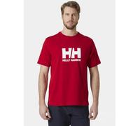 Helly Hansen Uomo T-Shirt con Logo HH 3.0, Rosso, S