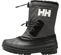 Helly Hansen VARANGER Insulated, Stivali Invernali Unisex-Bambini, Black/Light Grey, 26.5 EU