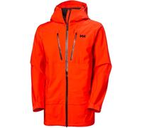 Helly-Hansen - Veste de ski isolante et imperméable en PrimaLoft® - Alpha Long Shell Cherry Tomato per Uomo - Taglia S - rosso