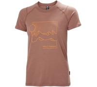 HELLY HANSEN W Durawool Graphic T-shirt - Donna - Marrone - Taglia M- modello 2025