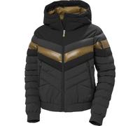 Giacca con cappuccio Helly Hansen Imperial Short Puffy Ski Free grigio scuro verde beige donna - L