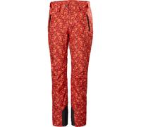 Helly Hansen W Legendary Insulated Pant Red Flower Aop Small Xs