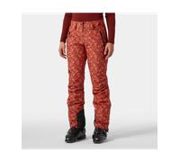 Helly Hansen W Legendary Insulated Pant Red Flower Aop Small M