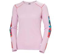 Helly Hansen W LIFA Active Crew Giacca Primo Strato, 053 Stampa Apres con Fiori di ciliegio, M Donna