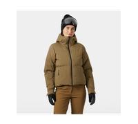 Helly Hansen W Nora Short Puffy Jacket Sepia Plad Print M