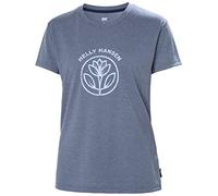 Helly Hansen W Skog Recycled Graphic Tee Ocean Melange Womens XS
