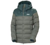 Helly Hansen W Verglas Glacier Piumino Cappotto, 485 Grey Cactus/Dark Creek, X-Small Donna