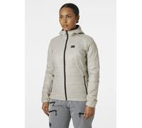 Helly Hansen Women Lifaloft Hooded Ins Jacket Mellow Grey M