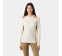 Helly Hansen Women's Lifa® Merino Midweight Crew Base Layer - White/Cream - M