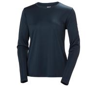 Helly Hansen W HH Tech Crew LS 2.0, da Donna, Blu Navy, M