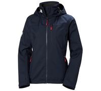 Helly Hansen Women's W Crew Hooded Jacket 2.0, Navy, 2XL