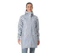 Helly Hansen Women's W Moss Rain Coat, Navy Stripe, XS